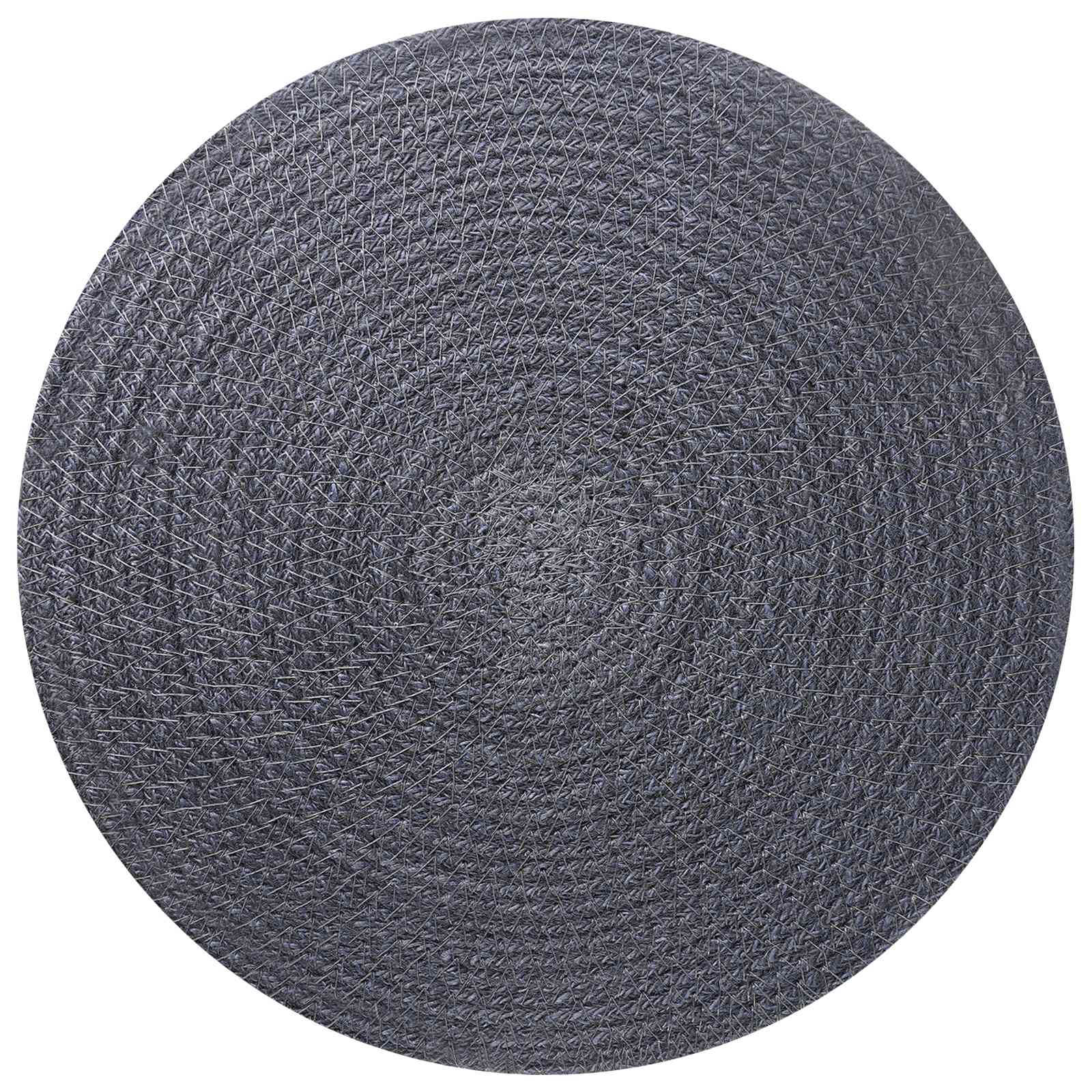Jute placematten 6 pcs Donkergrijs Ø 30 cm 100% Tossa Jute image 2