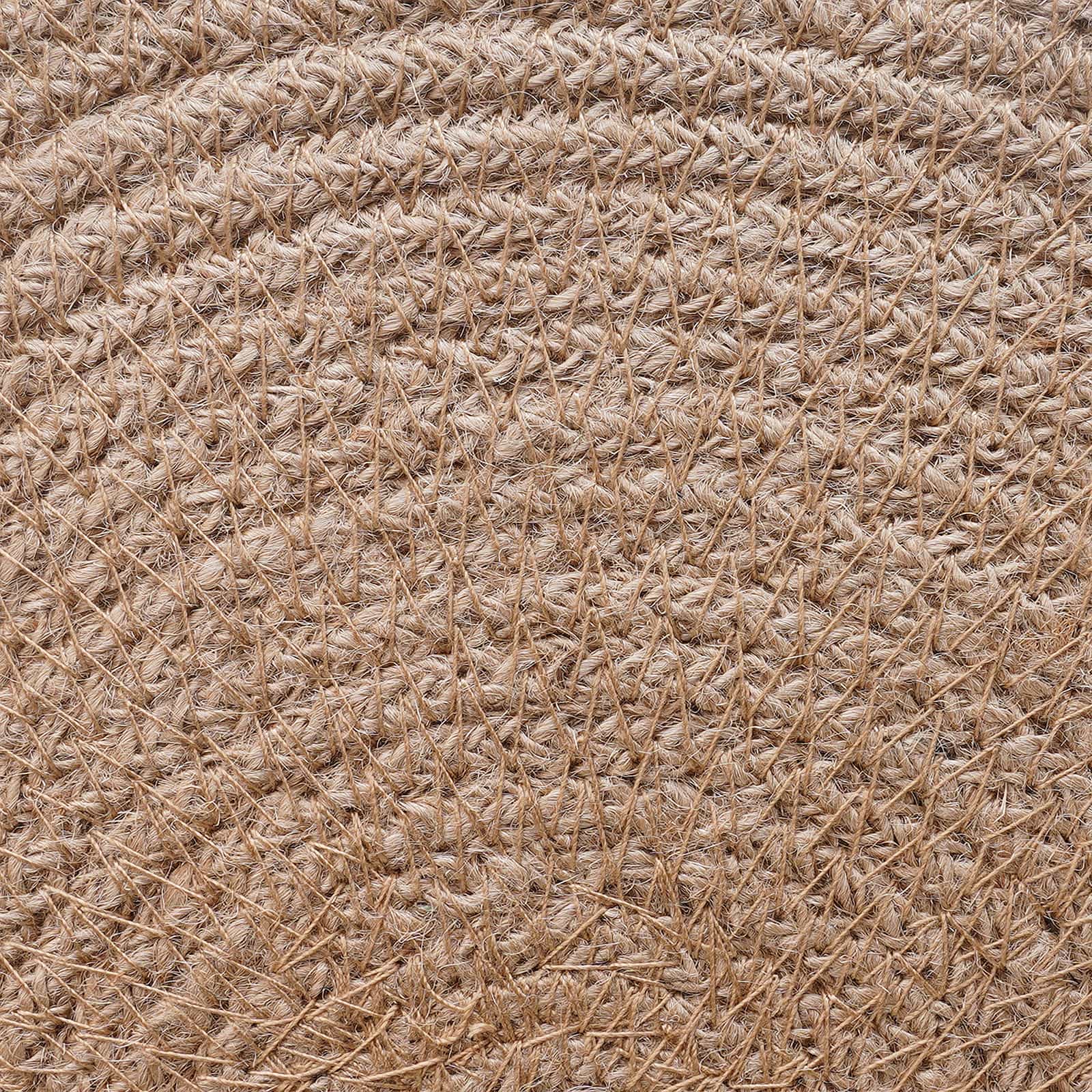 Jute placematten 4 pcs Natuurlijk en Wit Ø 30 cm image 4