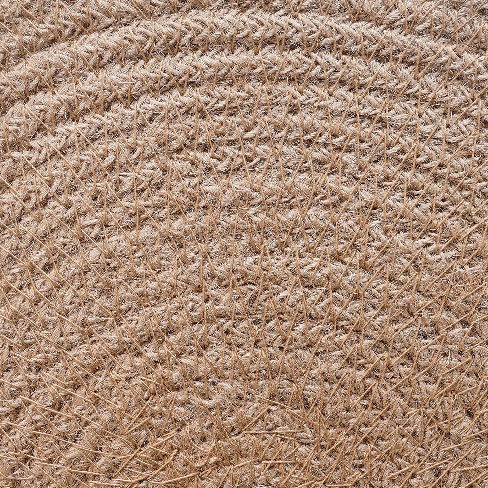 Jute placematten 12 pcs Natuurlijk en Wit Ø 30 cm image 4