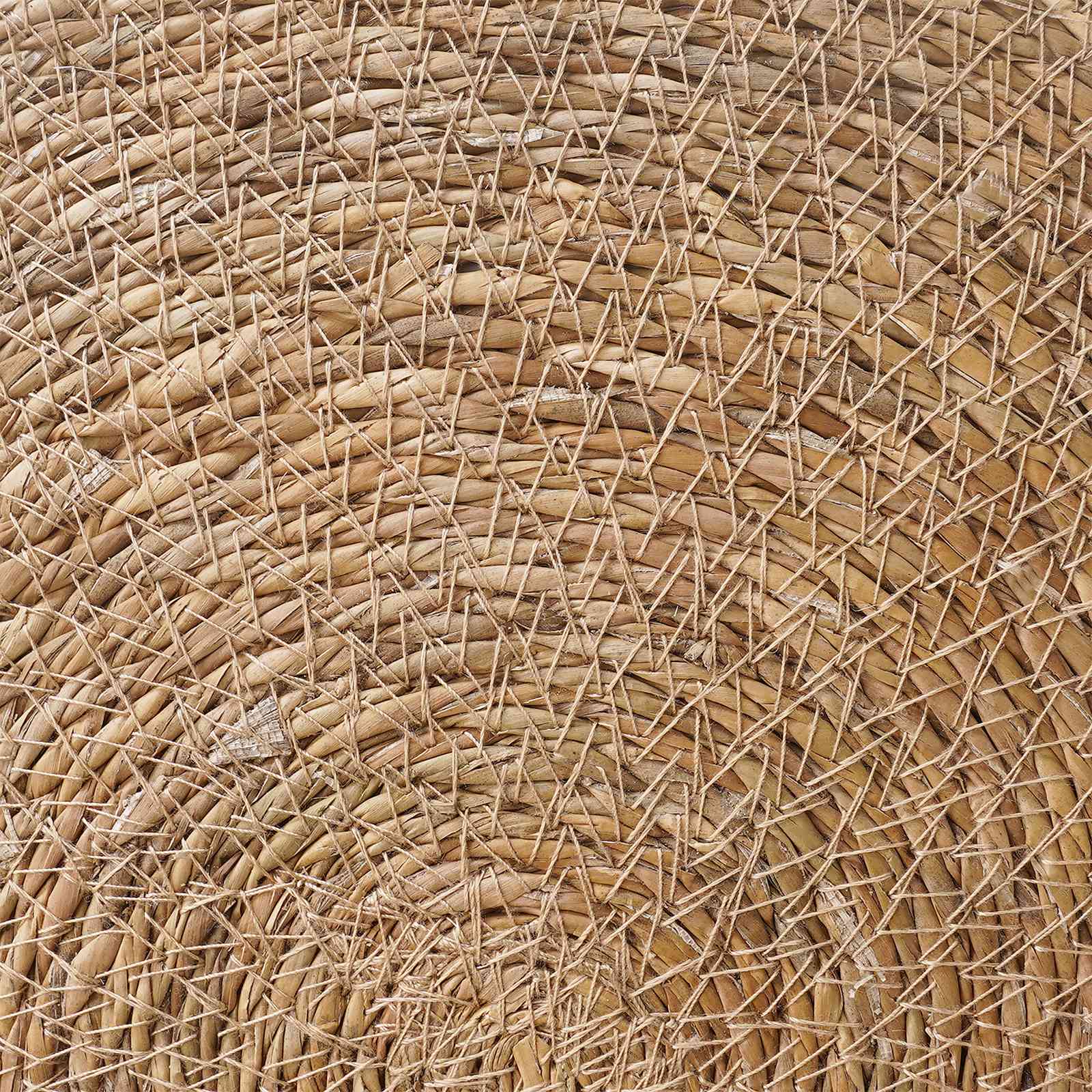 Zeegroene placemats 12 pcs Naturel Ø 30 cm 100% Zeegras image 4