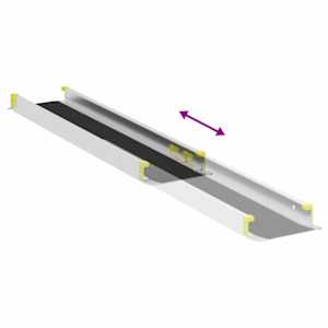 Rampu pro invalidní vozík 270 kg 2 pcs Černá 152 x 19 x 5,5 cm - obrázek 9