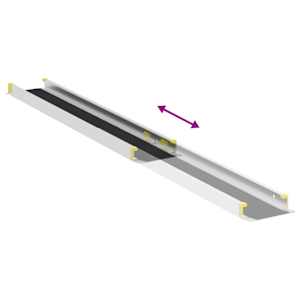 Rampu pro invalidní vozík 270 kg 2 pcs Černá Hliník - obrázek 9