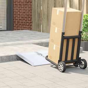 Rampy pro invalidní vozíky 270 kg Stříbrná 62 x 73 x 5 cm - obrázek 3