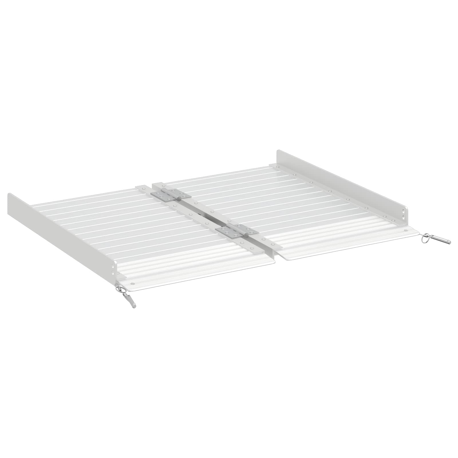 vidaXL Kerekesszék Rámpa Ezüst 62 x 73 x 5 cm Alumínium