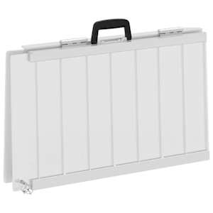 Rampy pro invalidní vozíky 270 kg Stříbrná 62 x 73 x 5 cm - obrázek 5