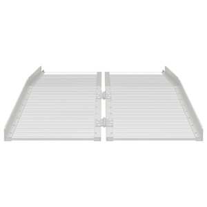 Rampy pro invalidní vozíky 270 kg Stříbrná 92 x 73 x 5 cm - obrázek 4