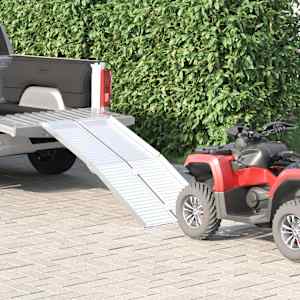 Rampy pro invalidní vozíky 270 kg Stříbrná 92 x 73 x 5 cm - obrázek 1
