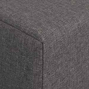 Skládací pohovka postel Světle šedá 70 x 60 x 63 cm Textil - obrázek 7