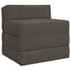 vidaXL Kokkupandav diivanvoodi Tumehall 200 x 70 x 15 cm Korter kangas
