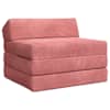 vidaXL Kokkupandav diivanvoodi Roosa 200 x 70 x 10 cm Samet