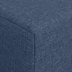 Skládací pohovka postel Modrá 120 x 60 x 49 cm Textil - obrázek 6