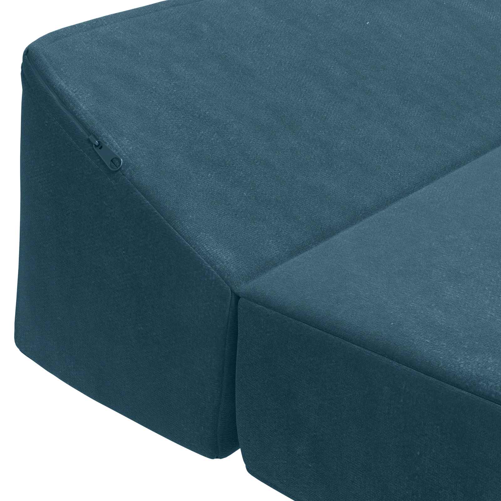 Skládací pohovka postel Modrá 120 x 60 x 49 cm Textil - obrázek 6