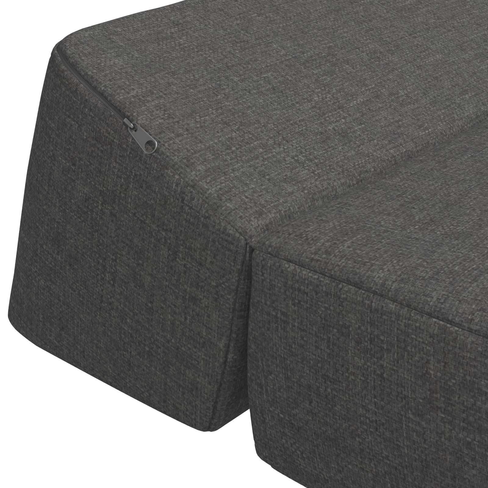 Skládací pohovka postel Tmavě šedá 60 x 70 x 41 cm Textil - obrázek 5