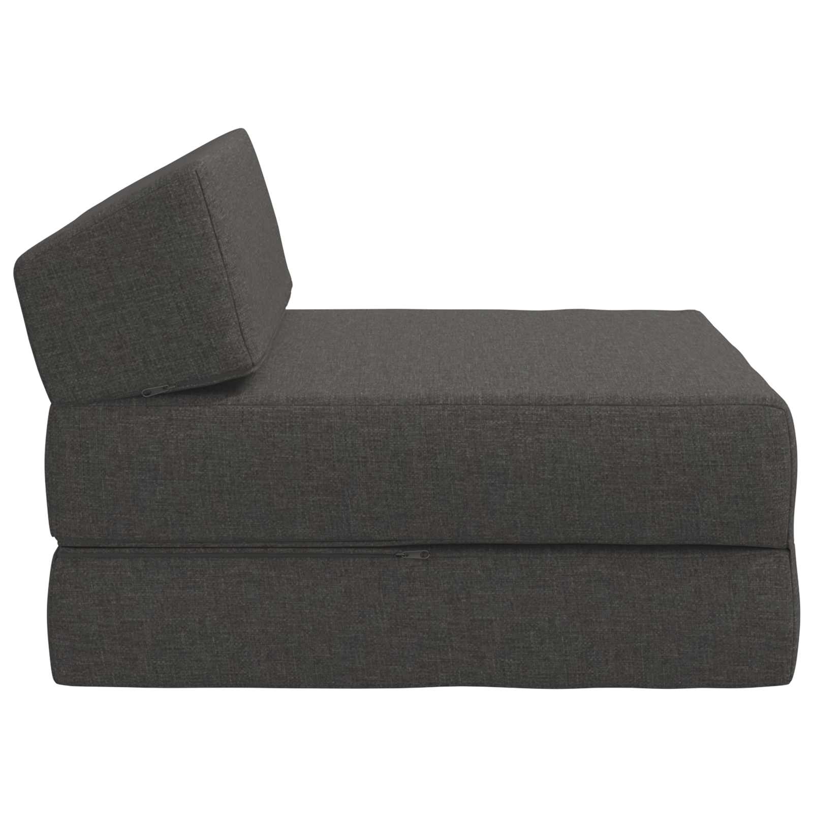 Skládací pohovka postel Tmavě šedá 60 x 70 x 41 cm Textil - obrázek 3