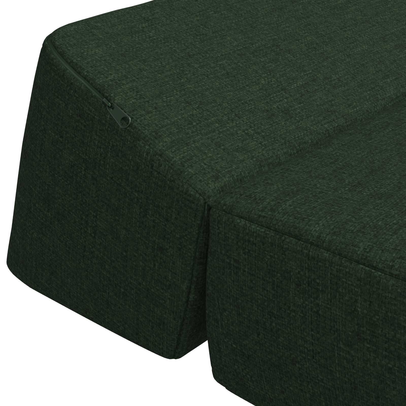 Skládací pohovka postel Tmavě zelená 60 x 70 x 41 cm Textil - obrázek 5