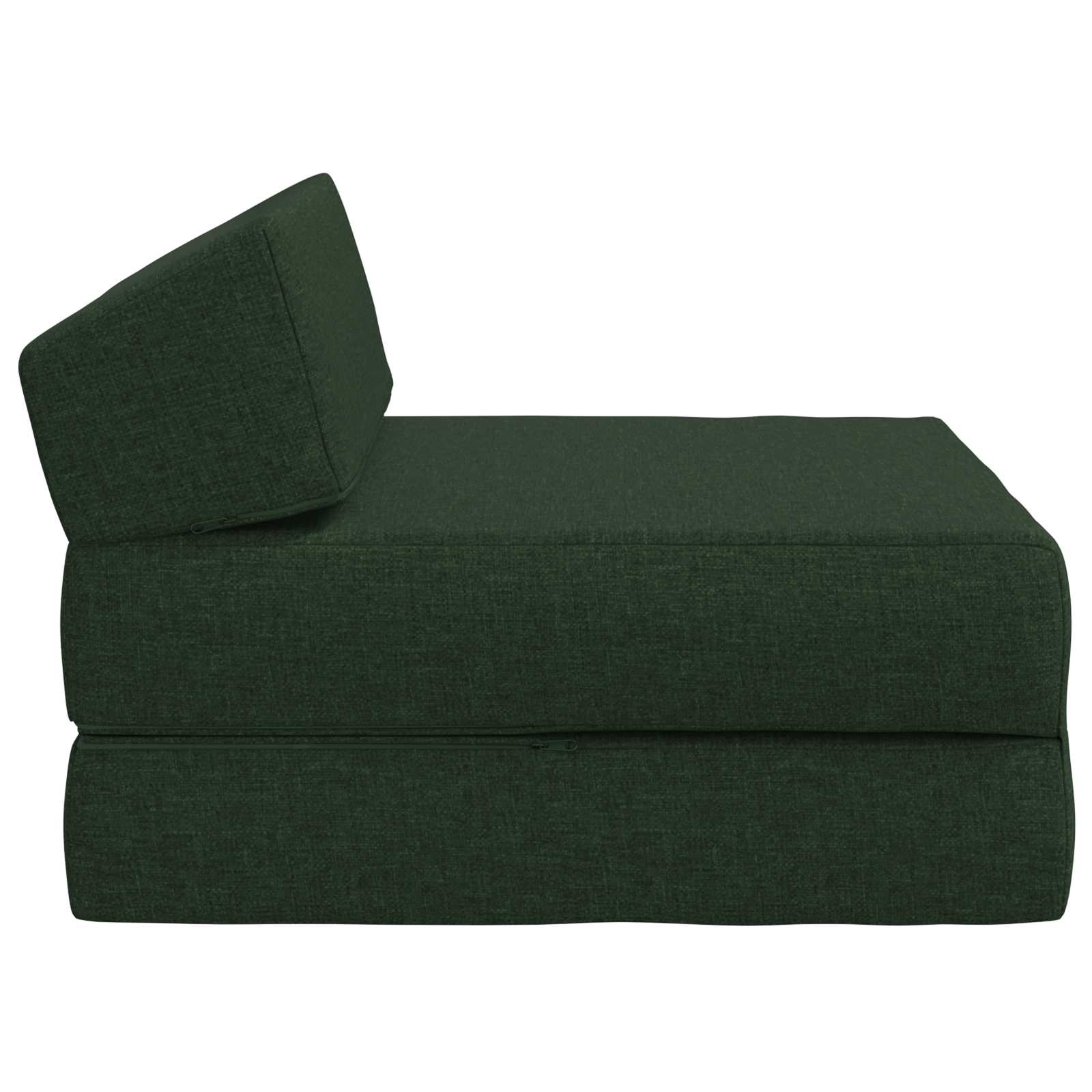 Skládací pohovka postel Tmavě zelená 60 x 70 x 41 cm Textil - obrázek 3