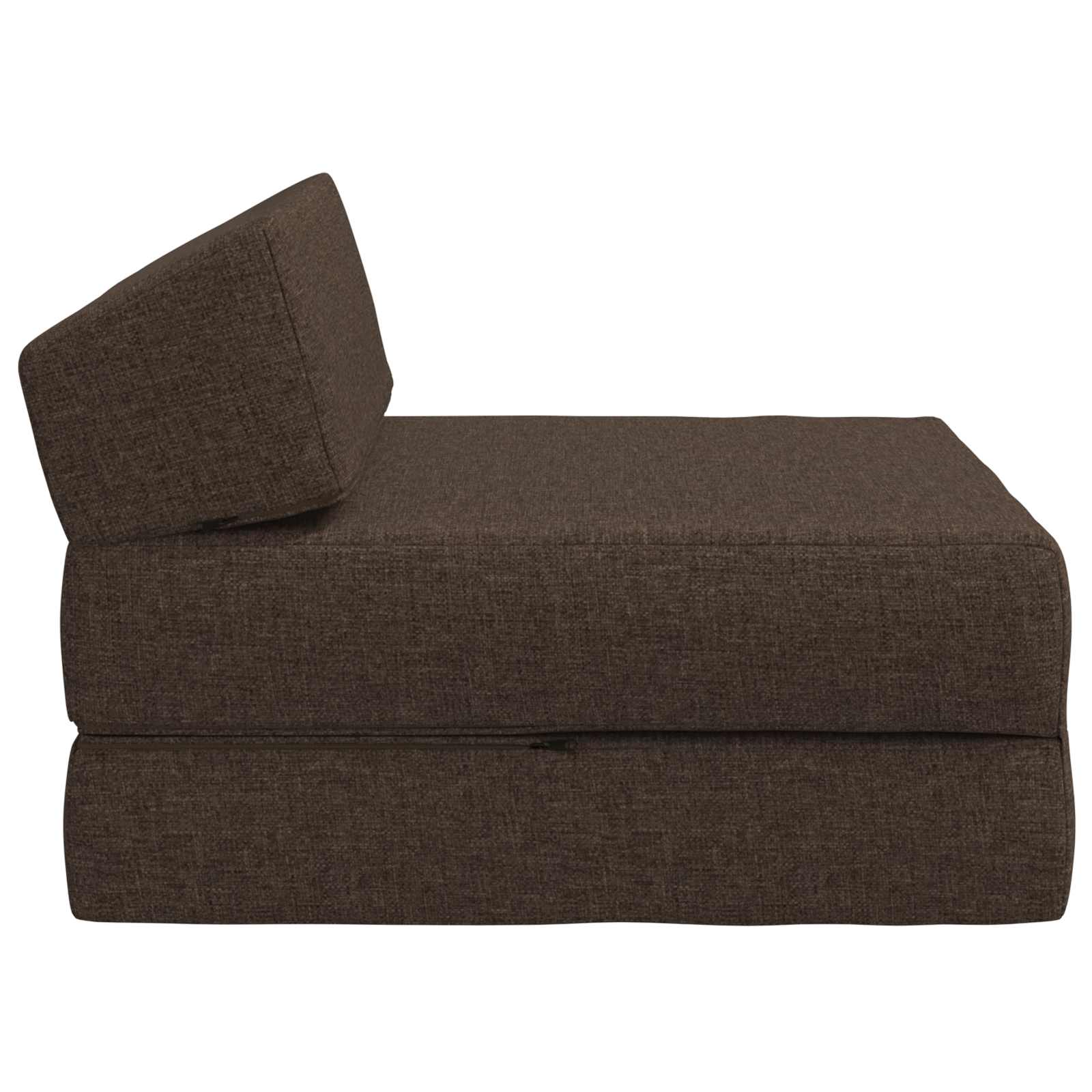 Skládací pohovka postel Taupe 60 x 70 x 41 cm Textil - obrázek 4