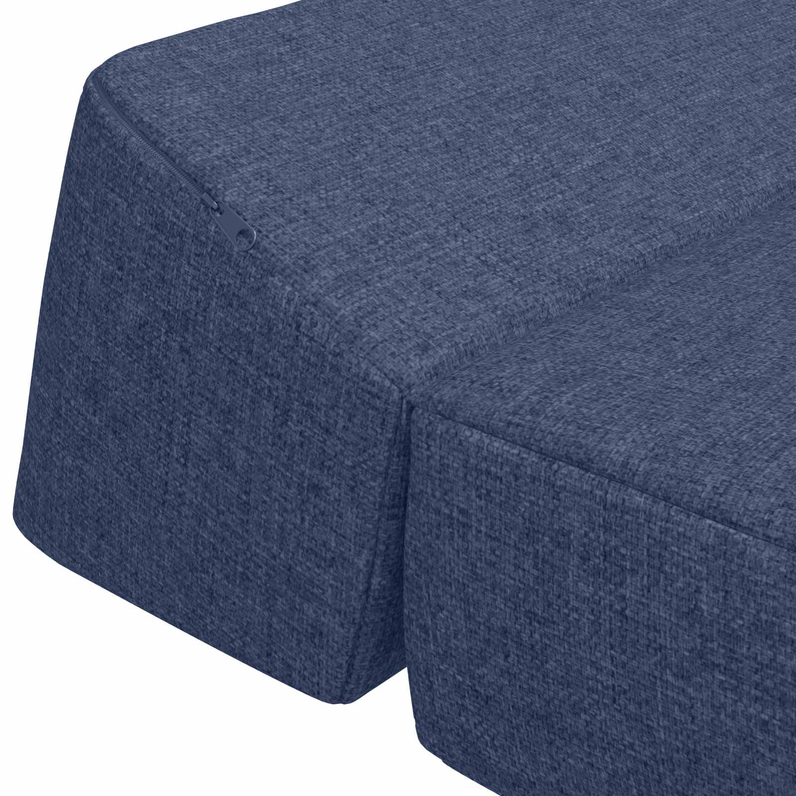 Skládací pohovka postel Modrá 60 x 70 x 41 cm Textil - obrázek 5