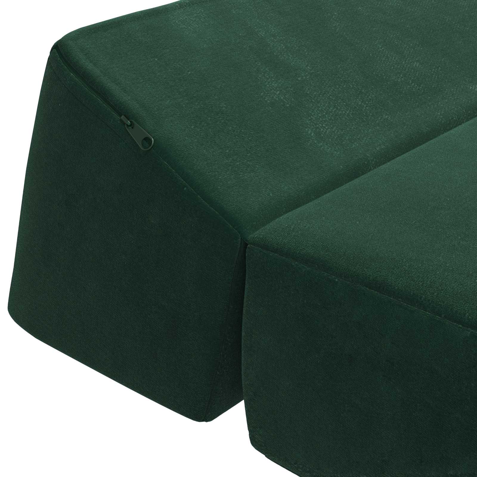 Skládací pohovka postel Tmavě zelená 60 x 70 x 41 cm Textil - obrázek 5