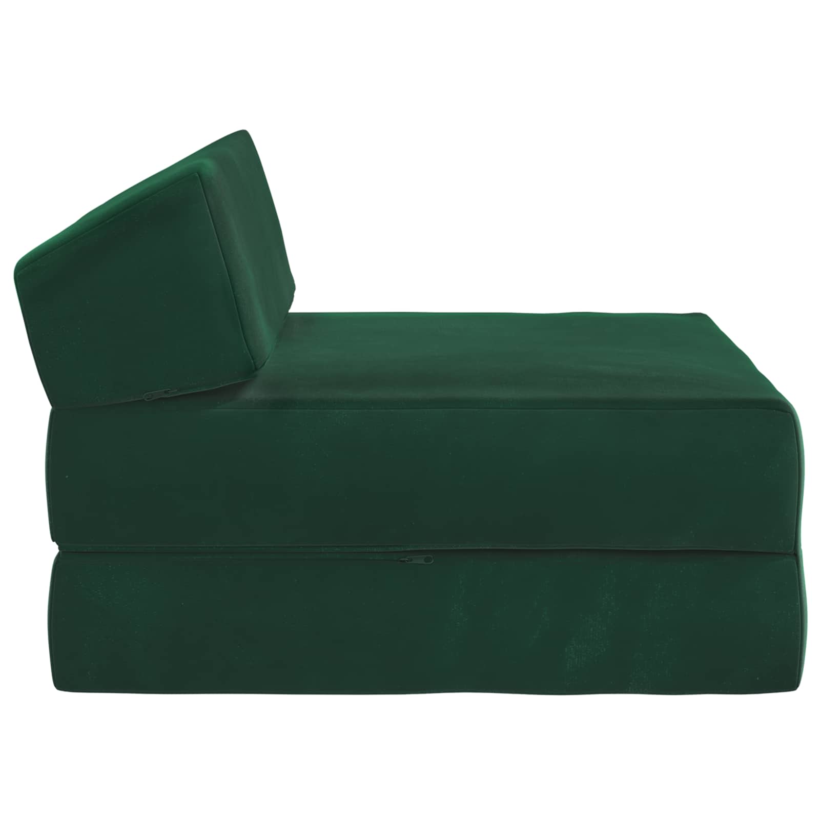 Skládací pohovka postel Tmavě zelená 60 x 70 x 41 cm Textil - obrázek 3