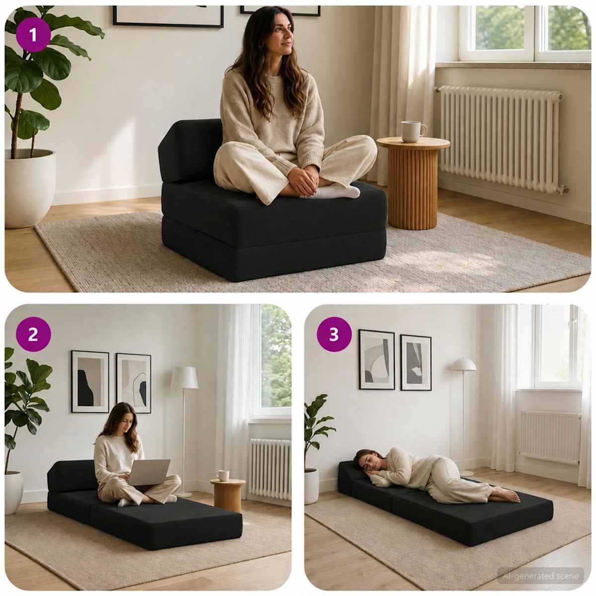 Samlebar Sofa Seng 60 x 70 x 41 cm - Billede 9
