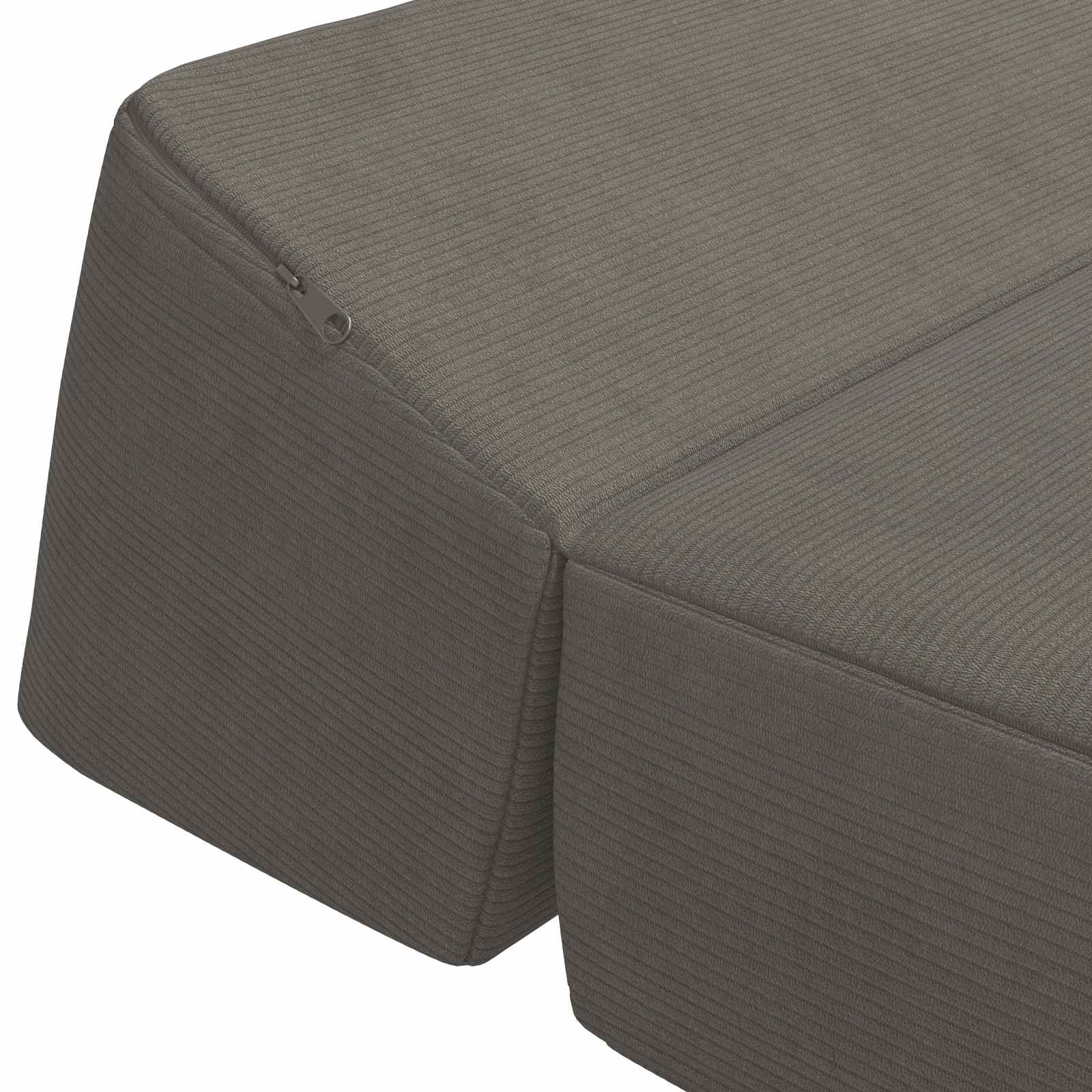 Skládací pohovka postel Světle šedá 60 x 70 x 41 cm Textil - obrázek 6