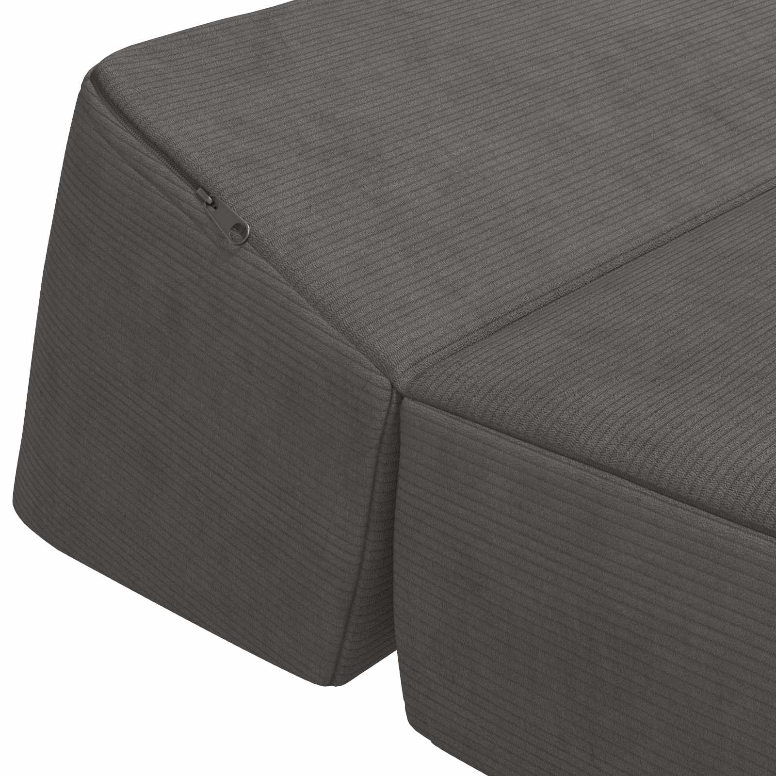 Skládací pohovka postel Tmavě šedá 60 x 70 x 41 cm Textil - obrázek 5