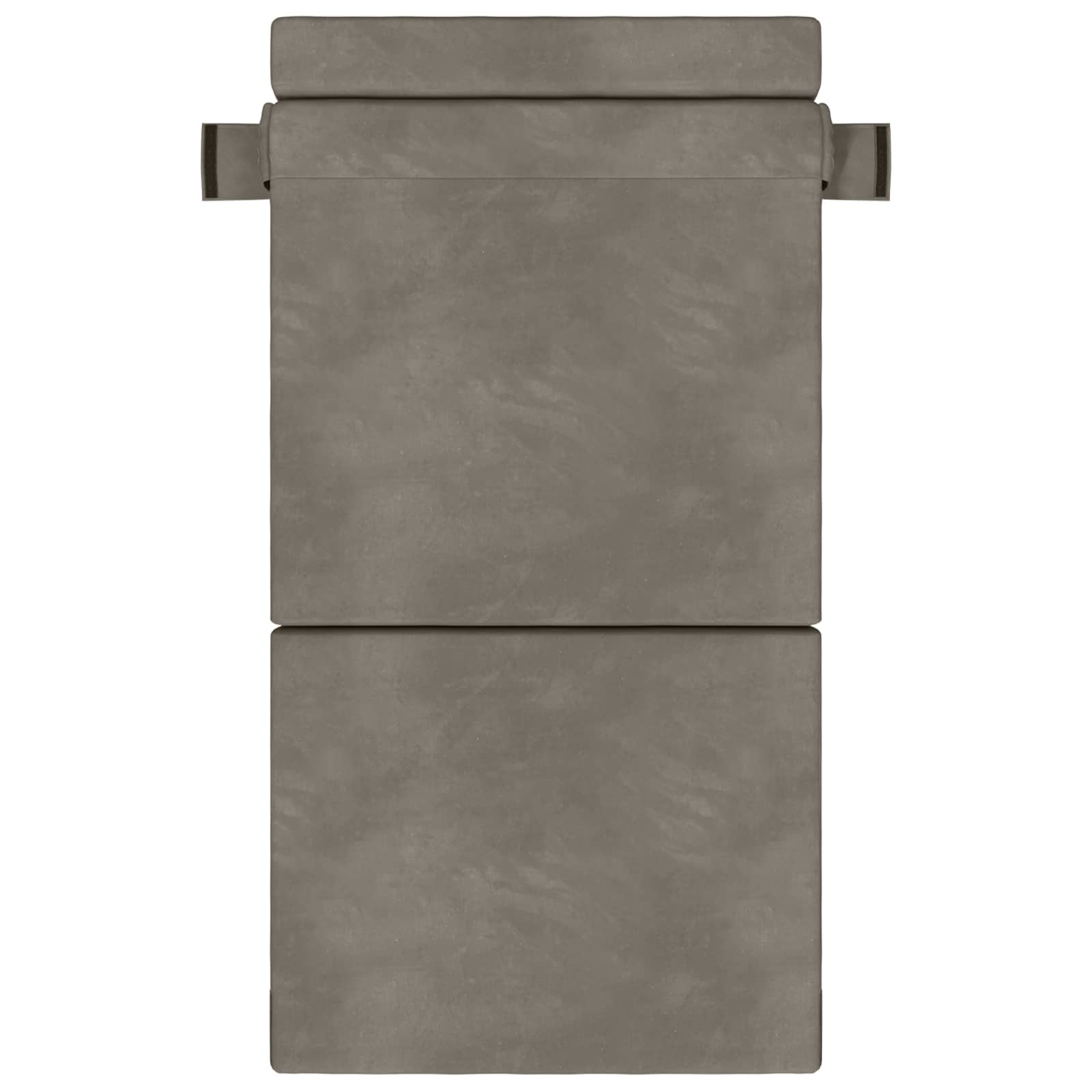 Skládací pohovka postel Světle šedá 70 x 72 x 60 cm Textil - obrázek 3