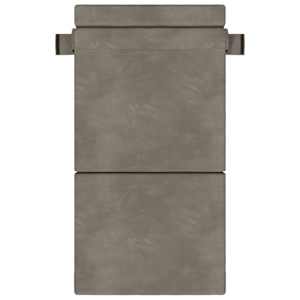 Skládací pohovka postel Světle šedá 70 x 72 x 60 cm Textil - obrázek 3