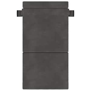 Skládací pohovka postel Tmavě šedá 70 x 72 x 60 cm Textil - obrázek 3