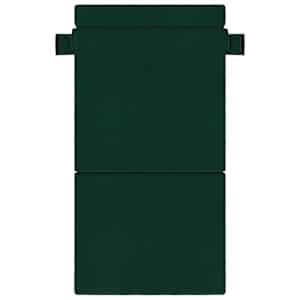 Skládací pohovka postel Tmavě zelená 70 x 72 x 60 cm Textil - obrázek 3