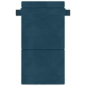 Skládací pohovka postel Modrá 70 x 80 x 60 cm Textil - obrázek 3