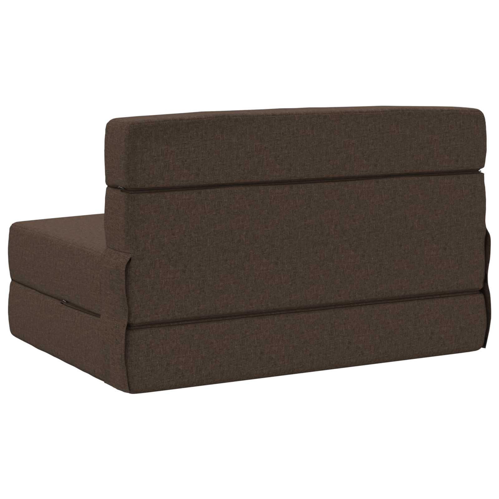 Skládací pohovka postel Taupe 100 x 80 x 60 cm Textil - obrázek 5