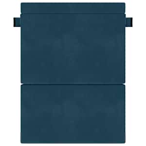 Skládací pohovka postel Modrá 152 x 86,5 x 60 cm Textil - obrázek 3