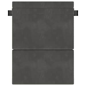 Skládací pohovka postel Tmavě šedá 152 x 86,5 x 60 cm Textil - obrázek 3