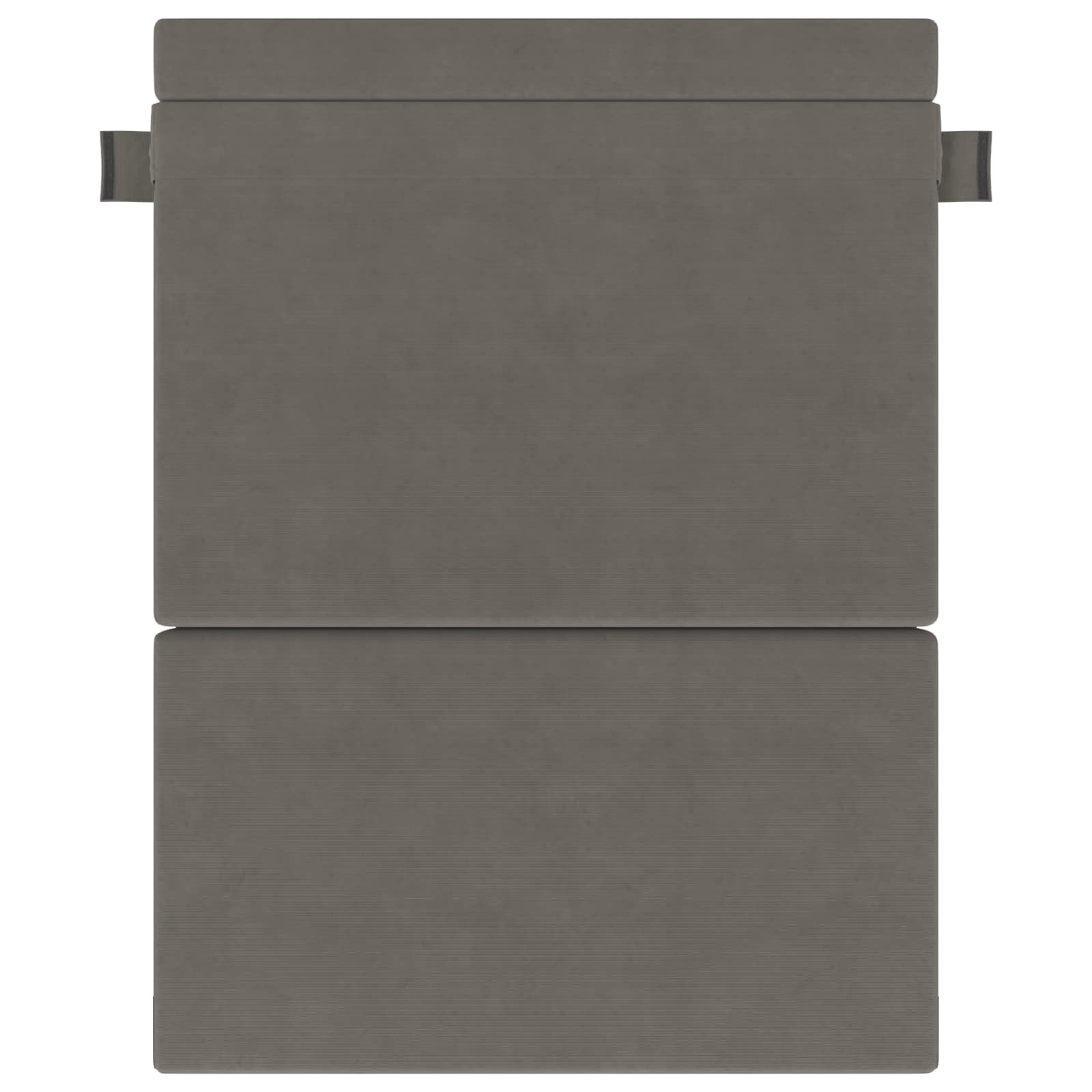 Zložljiva sedežna postelja Svetlo siva 203 x 152 x 15 cm - slika 2