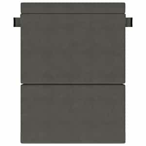 Skládací pohovka postel Tmavě šedá 152 x 86,5 x 60 cm Textil - obrázek 3