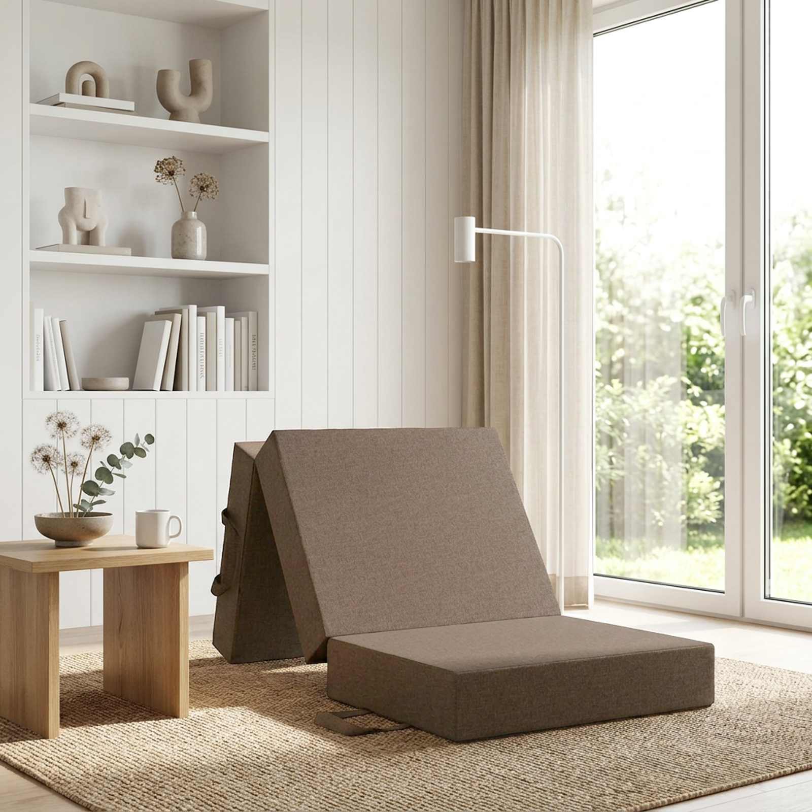 Κρεβάτι Καναπέ Αναδιπλούμενο 75 x 63 x 45 cm Taupe - Image 4