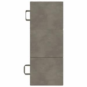 Skládací pohovka postel 75 x 63 x 45 cm Světle šedá - obrázek 6