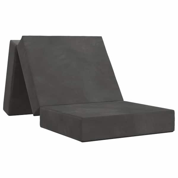 vidaXL Kokkupandav diivanvoodi 75 x 63 x 45 cm Tumehall