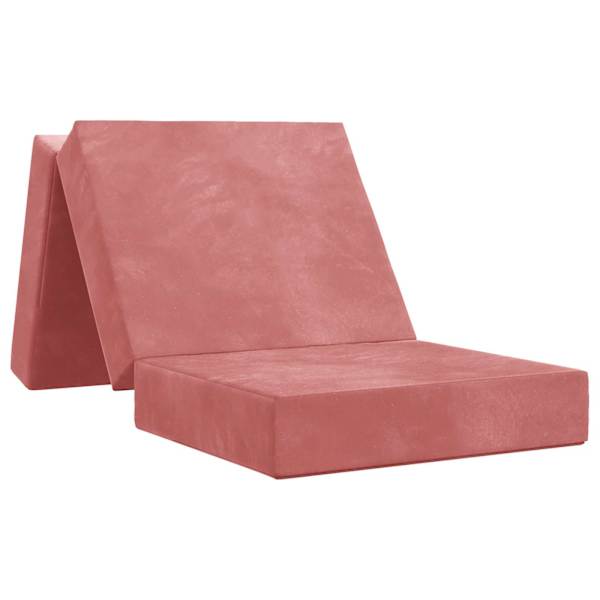 vidaXL Kokkupandav diivanvoodi 75 x 63 x 45 cm Roosa