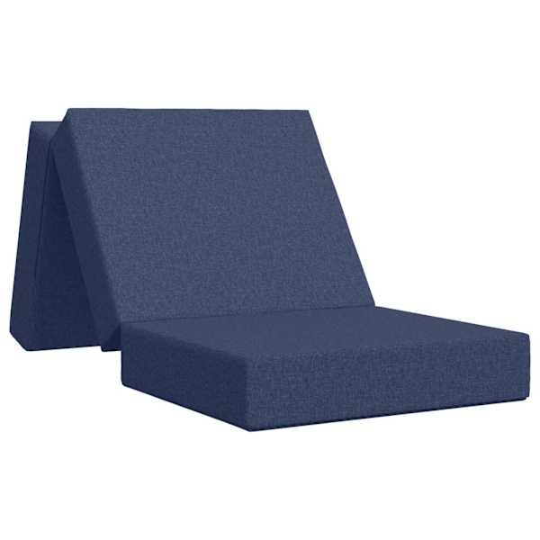 vidaXL Kokkupandav diivanvoodi 90 x 63 x 45 cm Sinine