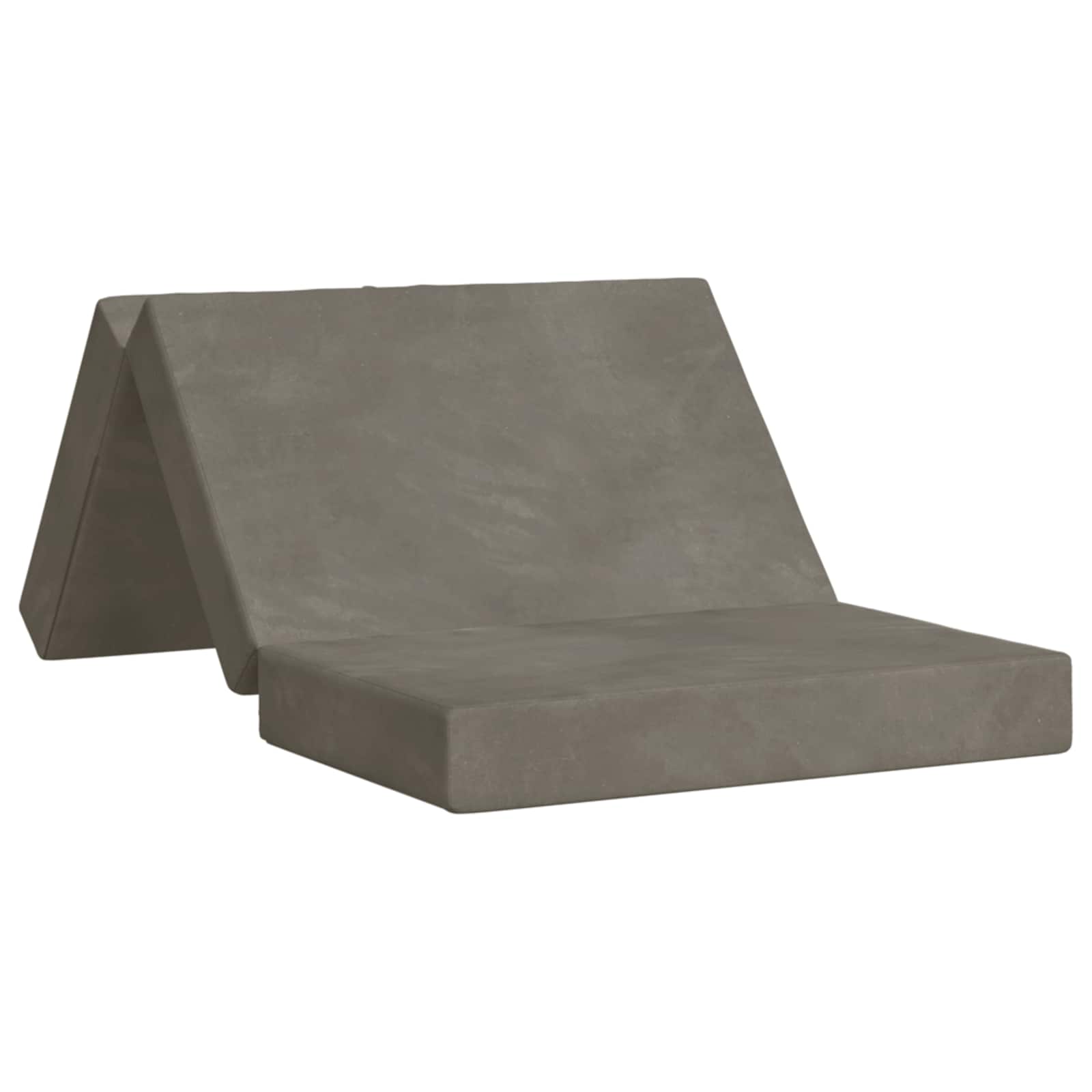 vidaXL Skládací pohovka postel 100 x 67 x 45 cm Světle šedá