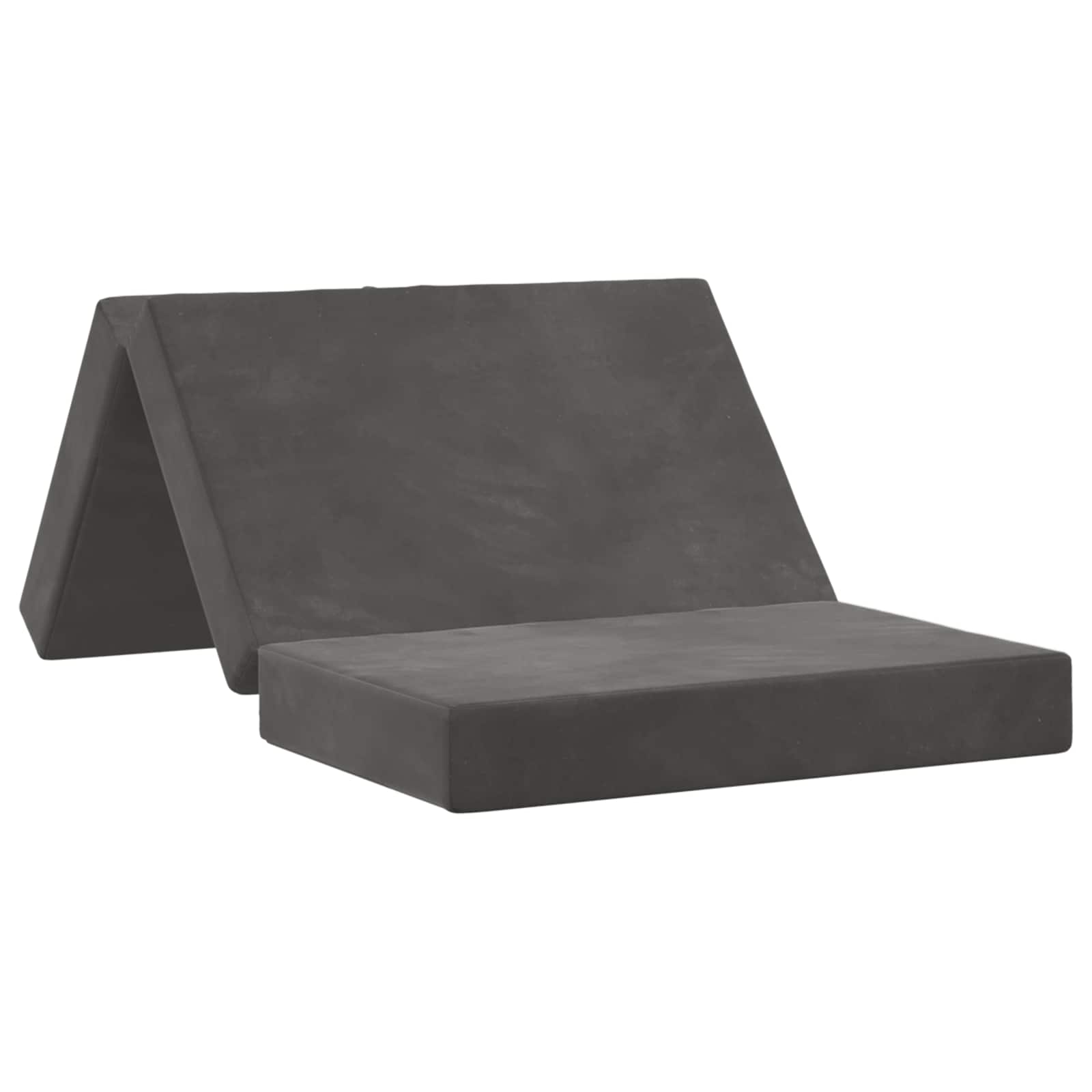 vidaXL Skládací pohovka postel 100 x 67 x 45 cm Tmavě šedá