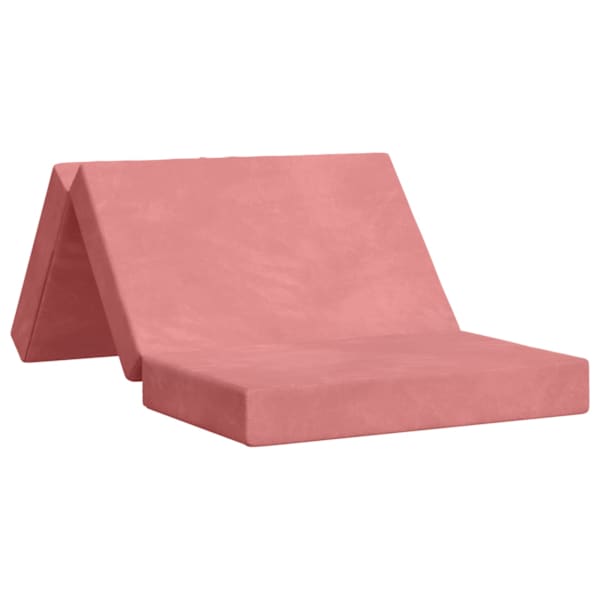 vidaXL Kokkupandav diivanvoodi 100 x 67 x 45 cm Roosa