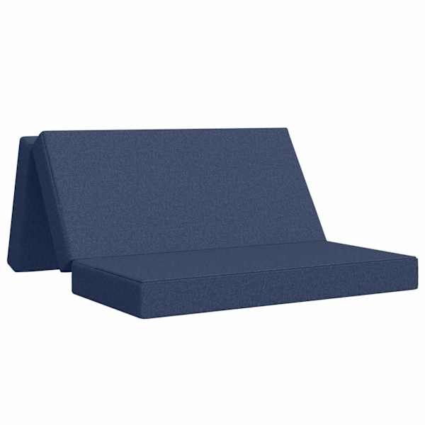 vidaXL Kokkupandav diivanvoodi 160 x 67 x 45 cm Sinine