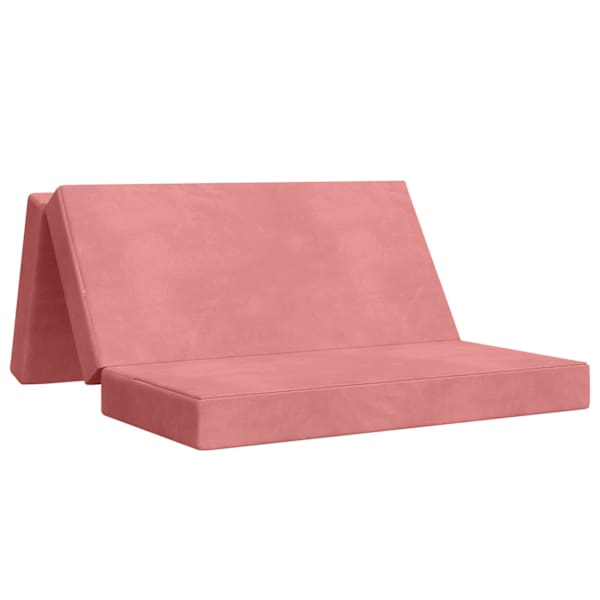 vidaXL Kokkupandav diivanvoodi 160 x 67 x 45 cm Roosa