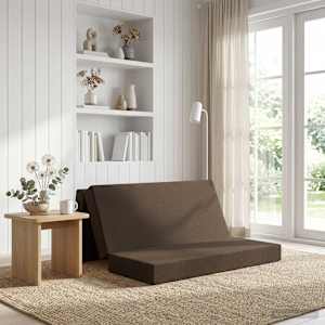 Zložljiv kavč postelja 180 x 67 x 45 cm Taupe