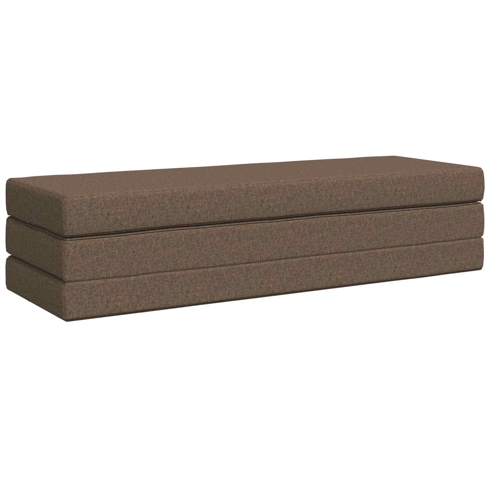 vidaXL Vouwbare Bankbed 180 x 67 x 45 cm Taupe, foto 3