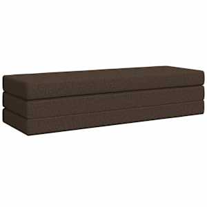 Skládací pohovka postel 180 x 67 x 45 cm Taupe - obrázek 3